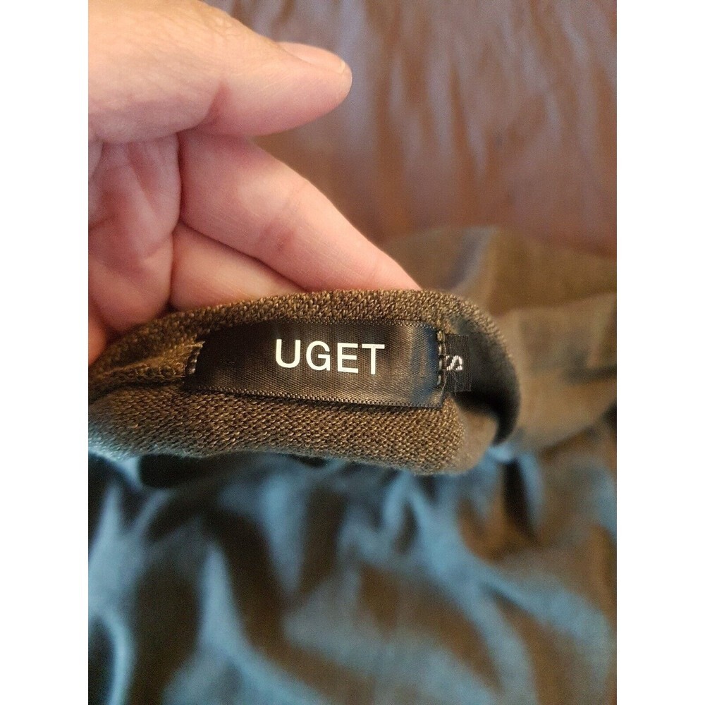 Uget Womens Sweater High Low Dolman Tunic Round Neck Knit Sleeve Size Small - Picture 7 of 12